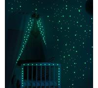 Glow in the Stars - 2 feuilles de literie pour enfants - Autocollants de plafond - Étoiles brillantes - Autocollants muraux en forme d'étoile - Autocollants de literie pour enfants - Étoiles pour