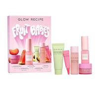 Glow Recipe Kit de soins de la peau Fruit Babies - Coffret cadeau comprenant un nettoyant pour le visage aux céramides, un tonique BHA, une crème pour les yeux à la vitamine C, une crème à l'acide hya