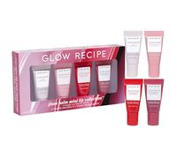 Glow Recipe Lot de 4 baumes à lèvres hydratants végétaliens avec acide hyaluronique et finition haute brillance