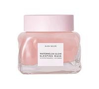 Glow Recipe Watermelon Glow Sleeping Mask, Travel-Size - Exfoliating, Hydrating + Anti-Aging Overnight Face Mask with AHA, Pumpkin Seed Extract + Hyaluronic Acid for Smooth Skin (30ml / 1oz)
