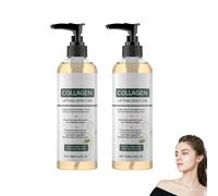 Glow Remedy Oil Skin Tightening, 100 ml d'huile corporelle liftante au collagène, huiles de massage hydratantes, huiles corporelles pour resserrer les rides et les vergetures, convient au cou (2pcs)