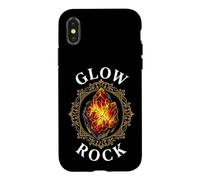 Glow Rock Fluorescent Mineral Geology Crystal Rockhound Coque pour iPhone X/XS