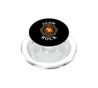 Glow Rock Fluorescent Mineral Geology Crystal Rockhound PopSockets PopGrip pour MagSafe
