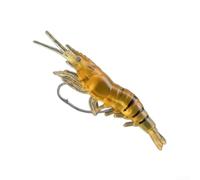 Glow Shrimp Leurre souple 4 cm 10 pcs pêche de nuit (1# jaune)