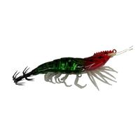 Glow Shrimp Soft Fishing Lures - UV Shrimps Bait Kit, High Luminosity Realistic Shrimp Baits | Trout Fishing Lures for Saltwater, Freshwater, Lake, Sea, Bass Outdoor Fishers