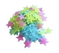 Glow Snowflake Fluorescent Wall Kids In Bedroom Stickers The Dark 50PC Home Decor Truc Cool Cher (R, One Size)
