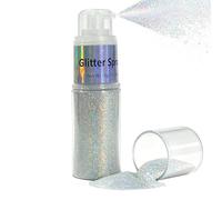 Glow Spray, Body Glitter Spray, 15g No Sticky Shimmer Mist with Fine Glitter Formula, Lightweight Skin Safe Highlighter Paint, Party Festival Shine Effect for Face Hair Use