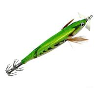 Glow Squid Jig Hélice 12 cm Hochet Perles Pêche de nuit | Corps à luminescence persistante, attire les poissons prédateurs, pêche nocturne en eau profonde, longueur 12 cm