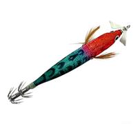 Glow Squid Jig Hélice 12 cm Hochet Perles Pêche de nuit | Corps à luminescence persistante, attire les poissons prédateurs, pêche nocturne en eau profonde, longueur 12 cm