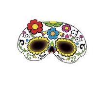 Glow Stick Mask White Floral