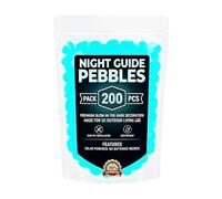 Glow Stones for Outdoors 200 Pieces Decorative Gravel Stepping Rocks