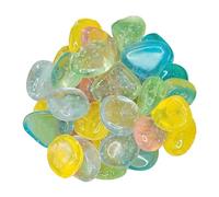 Glow Stones - Radiant Glow-in-the-Dark Pebbles, Multicolor Lighting Gravel | Decorative Luminous Rocks For Landscaping, Fish Tank Garden Backyard Walkways Aquarium Outdoor Setup
