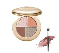 Glow Wardrobe Eye & Cheek Palette - Eyeshadow and Highlighter Makeup, Blends Easily, Long-Lasting Makeup (#02)