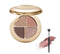Glow Wardrobe Eye & Cheek Palette - Eyeshadow and Highlighter Makeup, Blends Easily, Long-Lasting Makeup (#04)