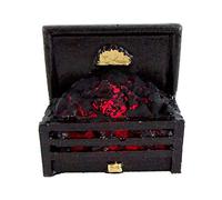 Glow Well Fires Maison de Poupées Edouardienne Soleil Éclatant Charbon Feu Miniature Cheminée Accessoire 12V