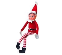 GLOW Wholesale - Figurine ludique «Elvie» en forme d’elfe avec corps souple et visage en vinyle - rouge