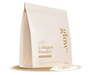 Glow25® Collagène en poudre - vitamine C - peptides type 1 et 3 | Collagène en poudre avec vitamine C - hydrolysat - peptides type 1 et 3 - bonne solubilité - goût neutre