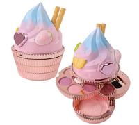 GLOWAYS - Coffret de Maquillage - Beauté - 253006 - Jeu pour Enfant - Cadeau - Anniversaire - Testé par Un Laboratoire Français - Blush - Fards À Paupières - Miroir - Pinceaux - À Partir de 5 Ans