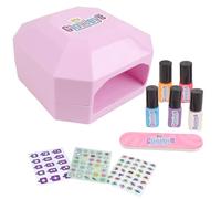 GLOWAYS - Set Manucure - Maquillage - 258019G - Multicolore - Plastique - Jeu pour Enfant - Ongles - Beauté - Testé par Un Laboratoire Français - 11 cm x 11 cm - À Partir de 5 Ans