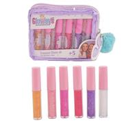 GLOWAYS - Trousse de 6 Gloss - Beauté - 254003 - Jeu pour Enfant - Cadeau - Anniversaire - Testé par Un Laboratoire Français - Rouge À Lèvres - À Partir de 5 Ans
