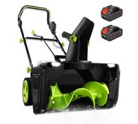 Glowdora Balayeuse À Neige Électrique 2batteries