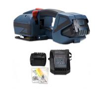 Glowdora Cercleuse Électrique avec Batterie 4000 Mah, Cercleuse Automatique, Cerclage d'emballage pour PP/Pet 1/2" À 5/8", Cercleuse Électrique Portable avec Écran LCD.