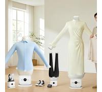 Glowdora Défroisseur Vapeur pour Vêtements, Machine À Repasser Automatique Portable, Cabine De Séchage Vapeur Verticale Et Sèche-Linge Électrique, Repasseur À Chemises Gonflable