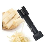 Glowdora Éplucheuse À Canne À Sucre Électrique Portable, Éplucheuse Automatique Efficace pour Canne À Sucre, Pousses De Bambou, Potiron, Taro