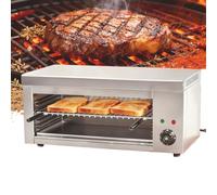 Glowdora Four Salamandre Électrique 2000 W avec Grille Réglable, Gril en Acier Inoxydable pour Faire Fondre Le Fromage, Salamandre Murale Ou sur Plan De Travail -Plage De Température 50-300°C