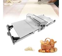 Glowdora Laminoir À Pâte Électrique Professionnel, Machine À Pâtes, Aplatisseur De Pâte À Pizza, Laminoir À Pâte avec Bande Transporteuse 1000 × 450 Mm, Équipement De Boulangerie