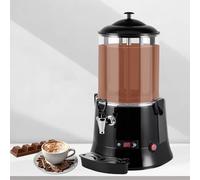 Glowdora Machine À Chocolat Chaud Professionnelle, Distributeur Et Chauffe Eau Électrique, pour Boissons Chaudes, Chocolat, Lait, Thé Et Jus. Capacité 10 L Ou 5 L, Noir.,10L