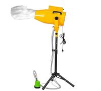 Glowdora Machine À Mousse pour Fêtes, Grande Machine À Mousse pour Scène 1000w, Machine À Mousse Portable avec Trépied Et Pompe À Eau, Angle Réglable, pour Piscine Extérieure, Fêtes Yellow