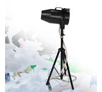 Glowdora Machine À Mousse pour Fêtes, Grande Machine À Mousse pour Scène 1000w, Machine À Mousse Portable avec Trépied Et Pompe À Eau, Angle Réglable, pour Piscine Extérieure, Fêtes Black