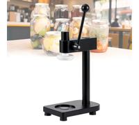 Glowdora Machine À Sceller Les Canettes Manuel, Calibre 55 Mm, Scelleuse De Canettes À Hauteur Réglable 30mm-170mm, pour Canettes Pet, Lait, Thé, Café, Boissons Gazeuses Black