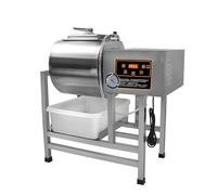Glowdora Mélangeuse Professionnelle À Tambour sous Vide pour La Viande Machine À Mariner sous Vide 45 L avec Rotation Bidirectionnelle Et 3 Vitesses, pour La Viande (Poulet, Porc, Poisson)