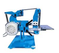Glowdora Ponceuse À Bande Professionnelle,Mini Ponceuse Electrique,Petite Meuleuse D'Établi,Double Usage Vertical/Horizontal,Corps Acier,915x50mm Sander,Plaque d'acier De 10 Mm D'Épaisseur 750W