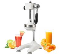 Glowdora Presse Citron Professionnel, Presse-Orange, Presse-Agrumes Manuel en Fonte, Broyeur avec 2 Moules pour Un Jus Frais Et Rapide, Idéal pour Les Stands De Limonade White