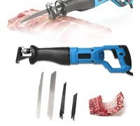 Glowdora Scie À Os De Boucher Portable Multifonction Scie Alternative Électrique Scie Sabre Boucher pour Le Supermarché Le Restaurant pour Couper Les Os Et Viande Congelée