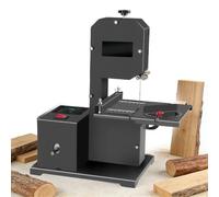 Glowdora Scie À Ruban Professionnelle D'Établi 800w, Coupe Courbes Et Droites, Table Métal Inclinable 0-45°, Vitesse 1750 TR/Min, Compacte Et Puissante StandardEdition