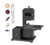 Glowdora Scie À Ruban Verticale Et Scie Circulaire sur Table- Machine Professionnelle De Scie À Ruban Horizontale/Verticale avec Lame Bi-Métal,Profilés Aluminium Et Bois Durs en Atelier FullSet