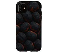 Glowing Charcoal Briquettes for Grillmasters and Smokers Coque pour iPhone 11