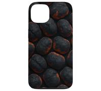 Glowing Charcoal Briquettes for Grillmasters and Smokers Coque pour iPhone 13