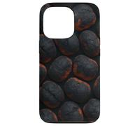 Glowing Charcoal Briquettes for Grillmasters and Smokers Coque pour iPhone 13 Pro