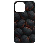 Glowing Charcoal Briquettes for Grillmasters and Smokers Coque pour iPhone 13 Pro Max