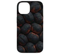 Glowing Charcoal Briquettes for Grillmasters and Smokers Coque pour iPhone 14