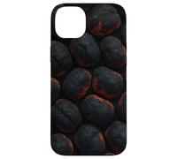 Glowing Charcoal Briquettes for Grillmasters and Smokers Coque pour iPhone 14 Plus