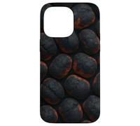 Glowing Charcoal Briquettes for Grillmasters and Smokers Coque pour iPhone 14 Pro Max