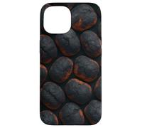 Glowing Charcoal Briquettes for Grillmasters and Smokers Coque pour iPhone 15