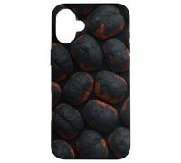Glowing Charcoal Briquettes for Grillmasters and Smokers Coque pour iPhone 16 Plus