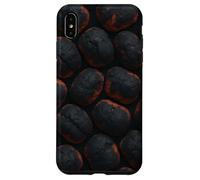Glowing Charcoal Briquettes for Grillmasters and Smokers Coque pour iPhone XS Max
